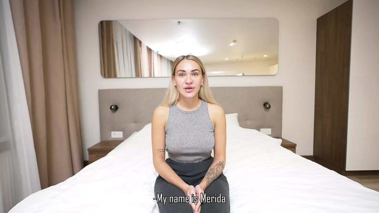 Bu onun ilk porno oyuncu seçmeleri