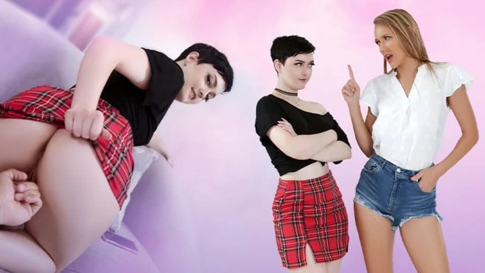 Sislovesme - şanslı adam üvey kız ve üvey annesini aynı anda sikiyor (Jasmine Daze, Jade Valentine)